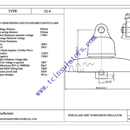 ANSI 52-4 Insulator
