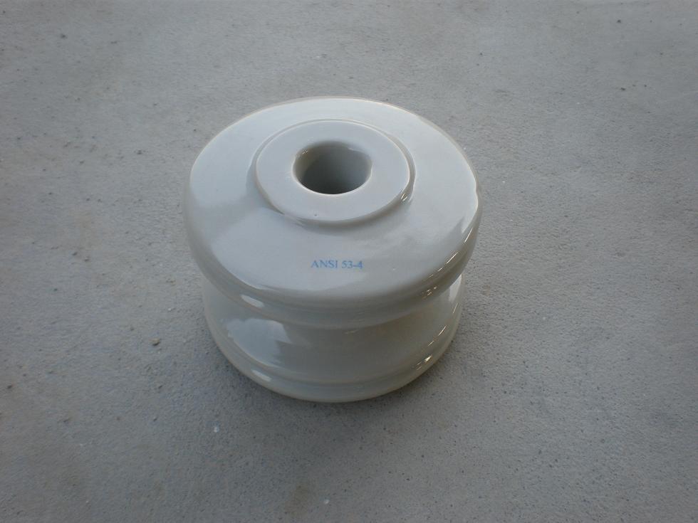 ANSI 53-4 porcelain spool insulator gray glaze