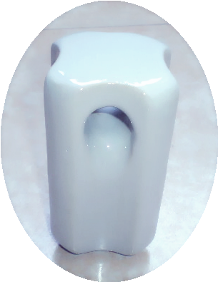54-3 gr1 ANSI 54 Series Insulator porcelain stay insulators brown glaze (also available in gray)