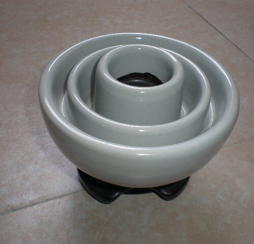 ANSI 55-5 porcelain pin-type insulator gray glaze