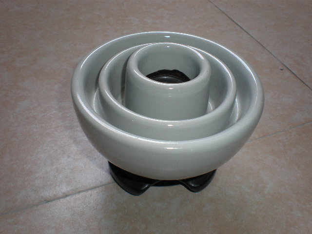 ANSI 55-5 porcelain pin-type insulator gray glaze