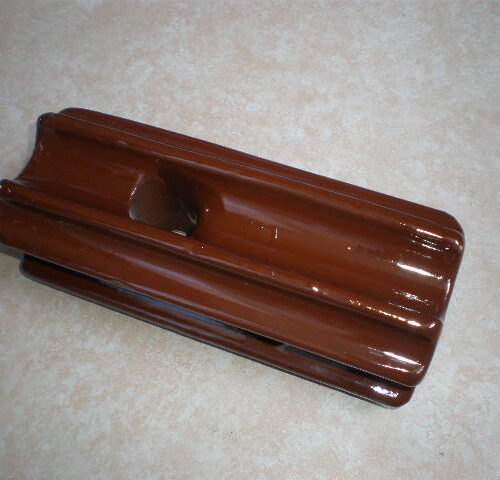 AS 3609 GY-4 porcelain stay insulator brown glaze (also available in gray)