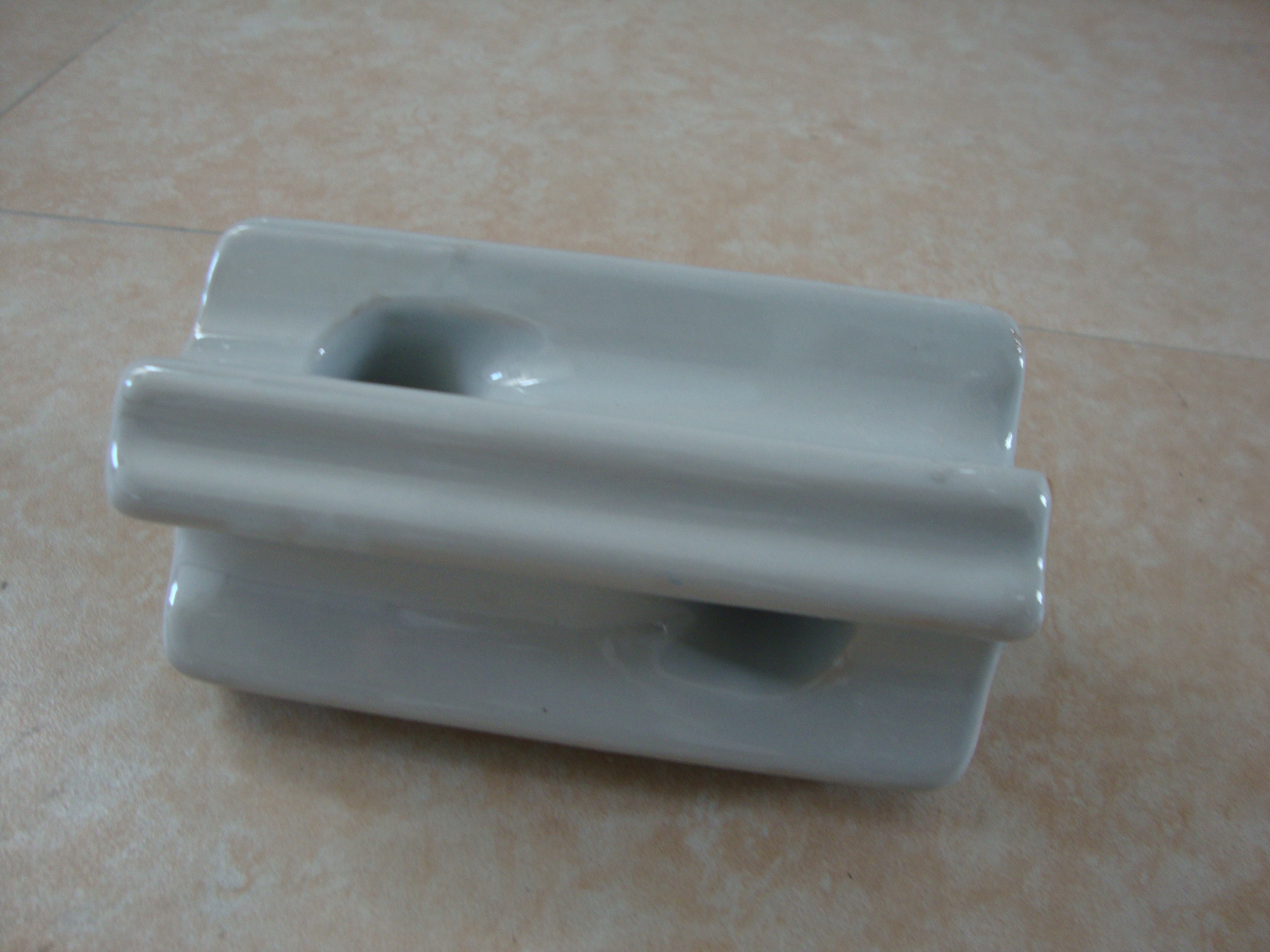 GY2(2) AS 3609 GY-2 porcelain stay insulator brown glaze (also available in gray)