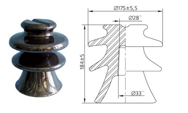 185 175 Russia RMB18 19 ST-20J Pin-Type Porcelain Insulator -- high-voltage 20kV Overhead Line Insulation Solution for Russian & CIS Markets